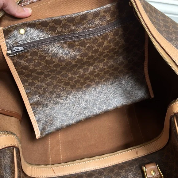 ❌SOLD❌ Celine Travel Tote Duffle Bag with Lock/Key Weekender - Picture 5 of 15